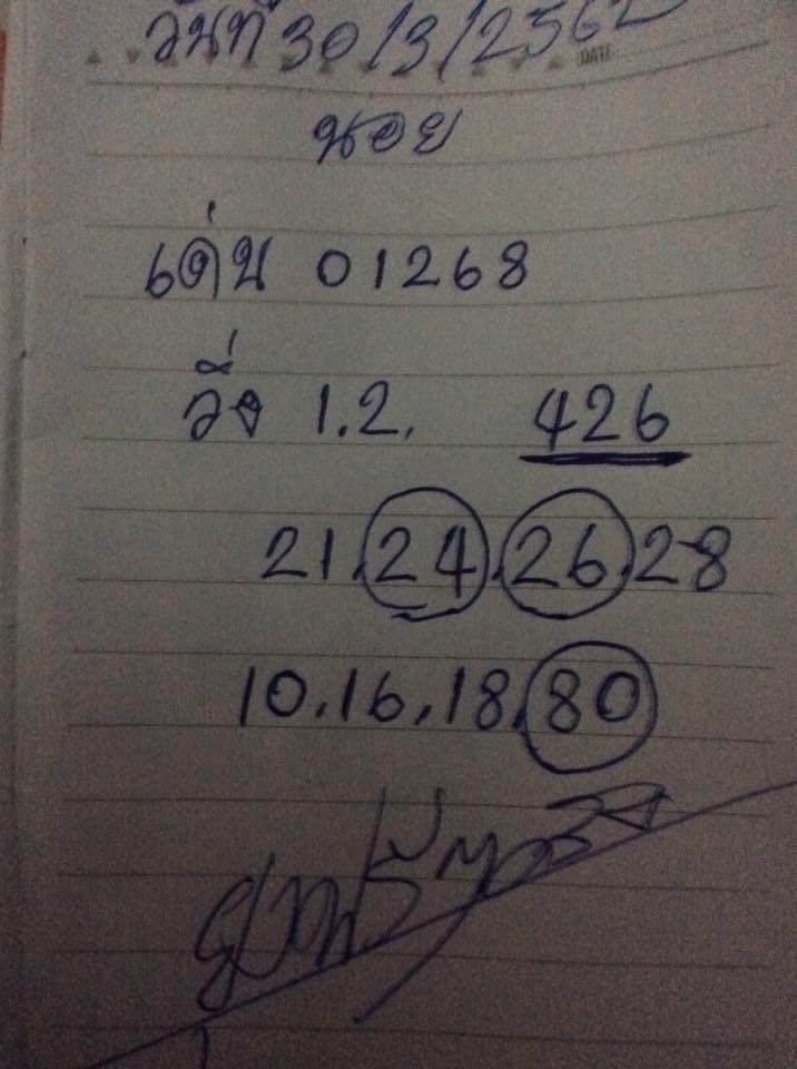 วิเคราะห์หวยฮานอย 30/3/62 ชุดที่ 8