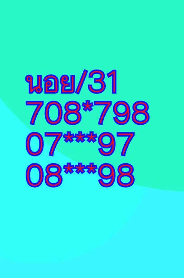 วิเคราะห์หวยฮานอย 31/3/62 ชุดที่ 14