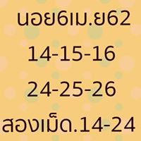 วิเคราะห์หวยฮานอย 6/4/62 ชุดที่ 1