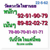 หวยฮานอยวันนี้ 22/5/62 ชุดที่ 7