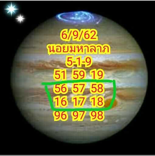 หวยฮานอยวันนี้ 6/9/62 ชุดที่ 2