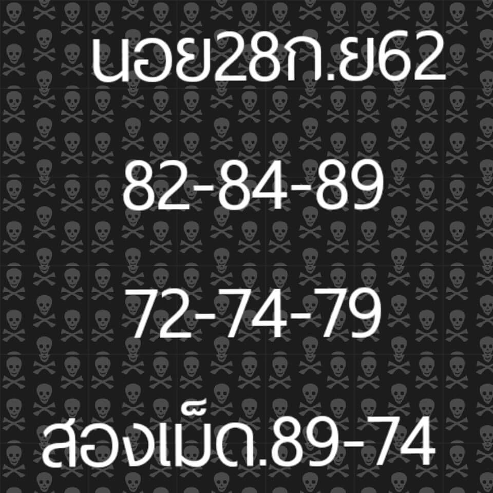 หวยฮานอยวันนี้ 28/9/62 ชุดที่ 8