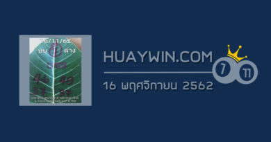 หวยใบโพธิ์ 16/11/62