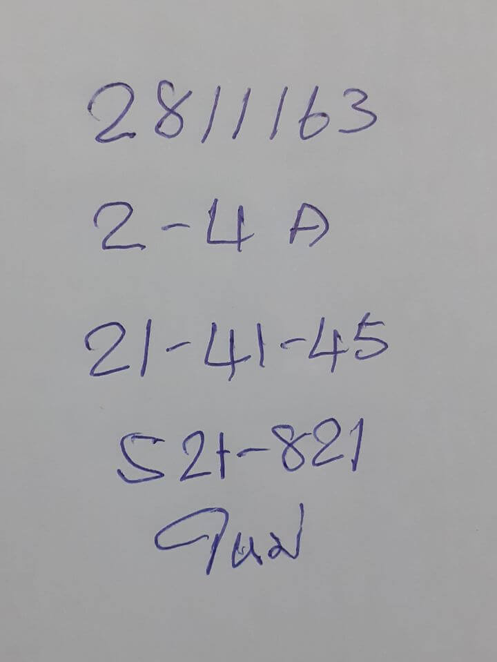 หวยมาเลย์วันนี้ 28/1/63 ชุดที่ 9