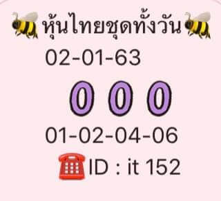 หวยหุ้นวันนี้ 2/1/63 ชุดที่ 6