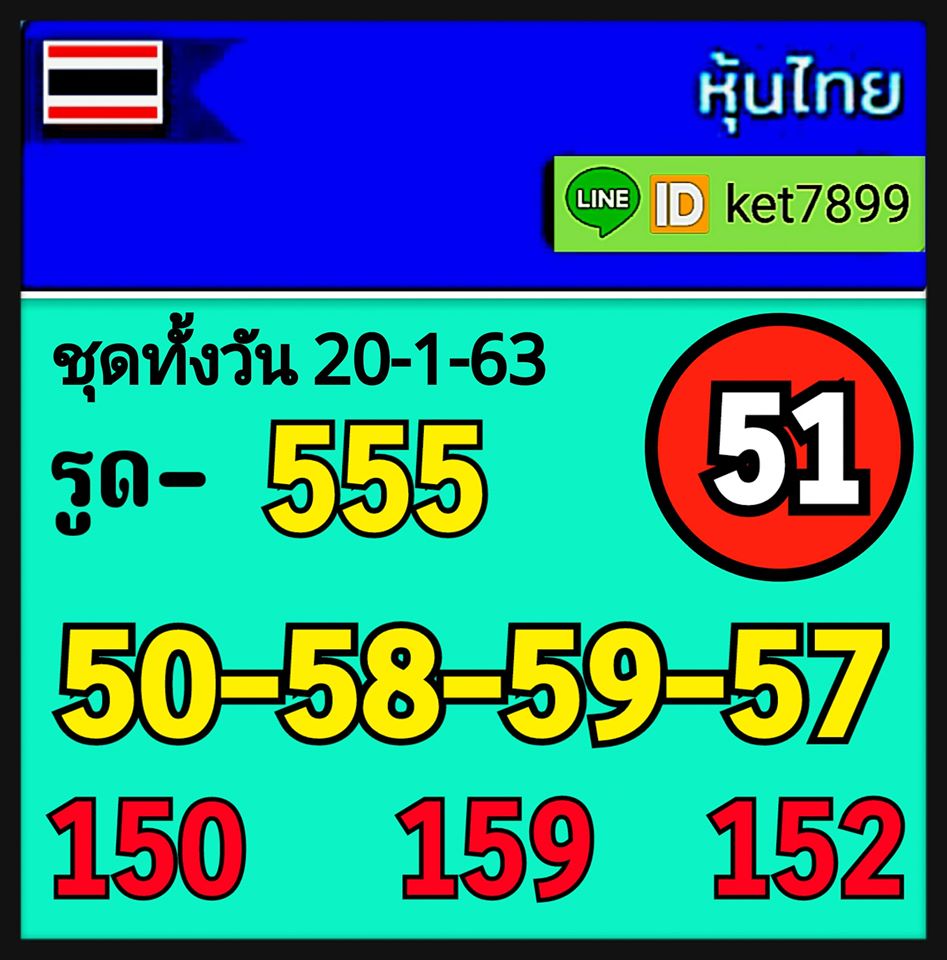 หวยหุ้นวันนี้ ชุดที่ 7