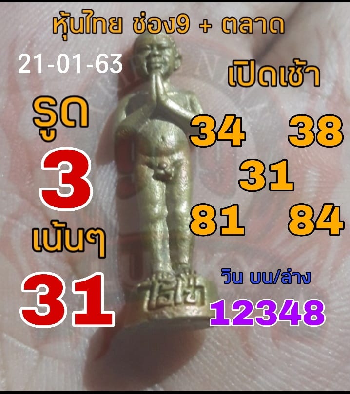 หวยหุ้นวันนี้ ชุดที่ 3