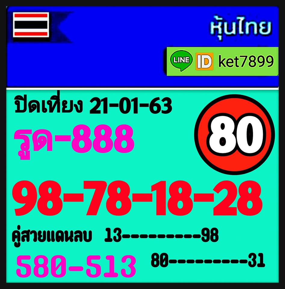 หวยหุ้นวันนี้ ชุดที่ 4