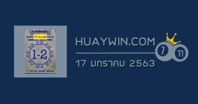 เลขแปดทิศ 17/1/63
