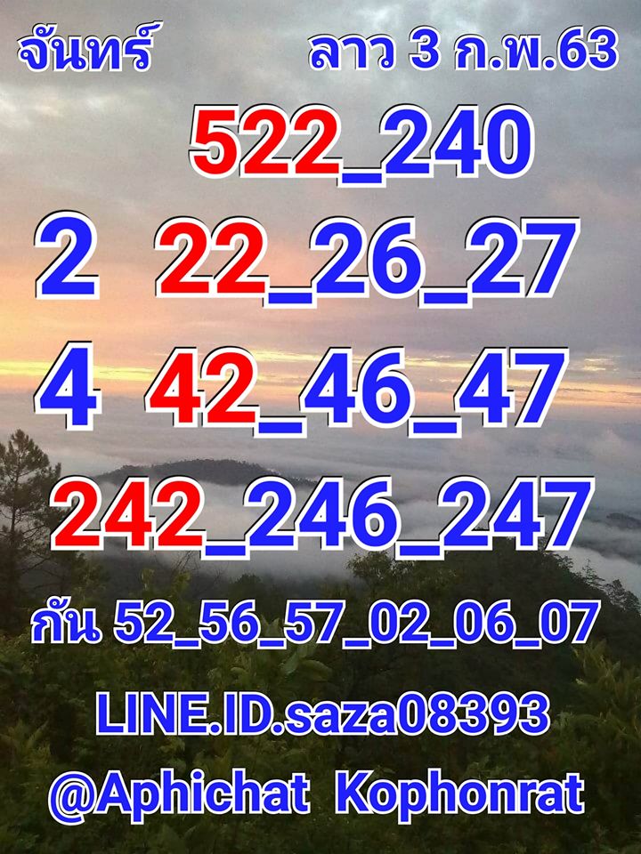 หวยลาววันนี้ ชุดที่ 4