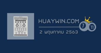 หวยขุนพันนำโชค 2/5/63