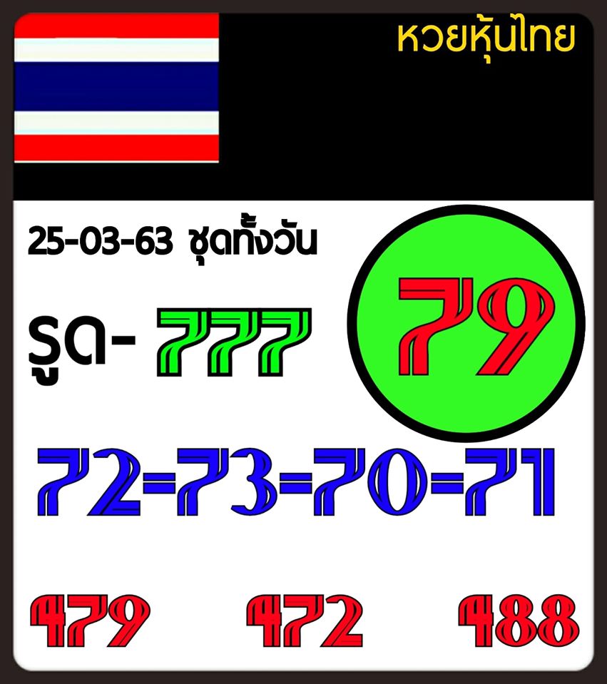 หวยหุ้นวันนี้ ชุดที่ 3