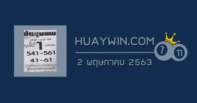 หวยชัยชุมแพ 2/5/63