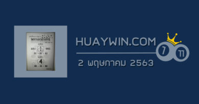 หวยพระเอกตัวจริง 2/5/63