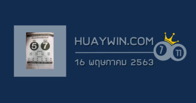 หวยเสือตกถังพลังเงินดี 16/5/63