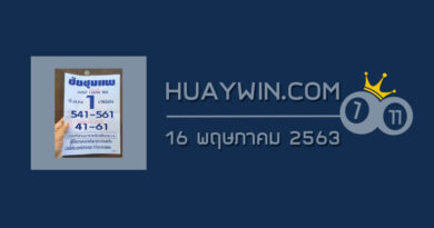 หวยชัยชุมแพ 16/5/63