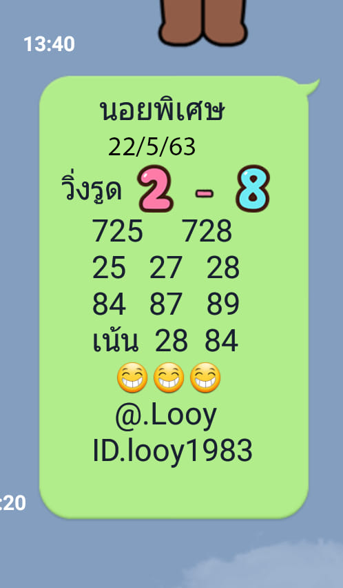 แนวทางหวยฮานอย 22/5/63 