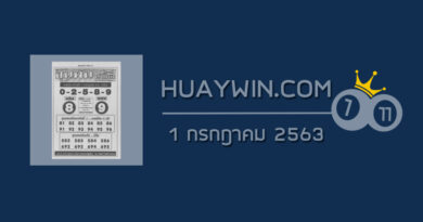 หวยขุนพันนำโชค 1/7/63