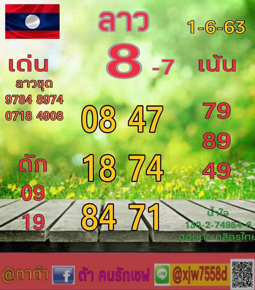 หวยลาววันนี้ ชุดที่ 6