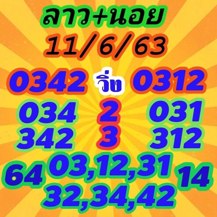 หวยลาววันนี้ ชุดที่ 3