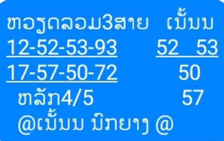 หวยลาววันนี้ ชุดที่ 4