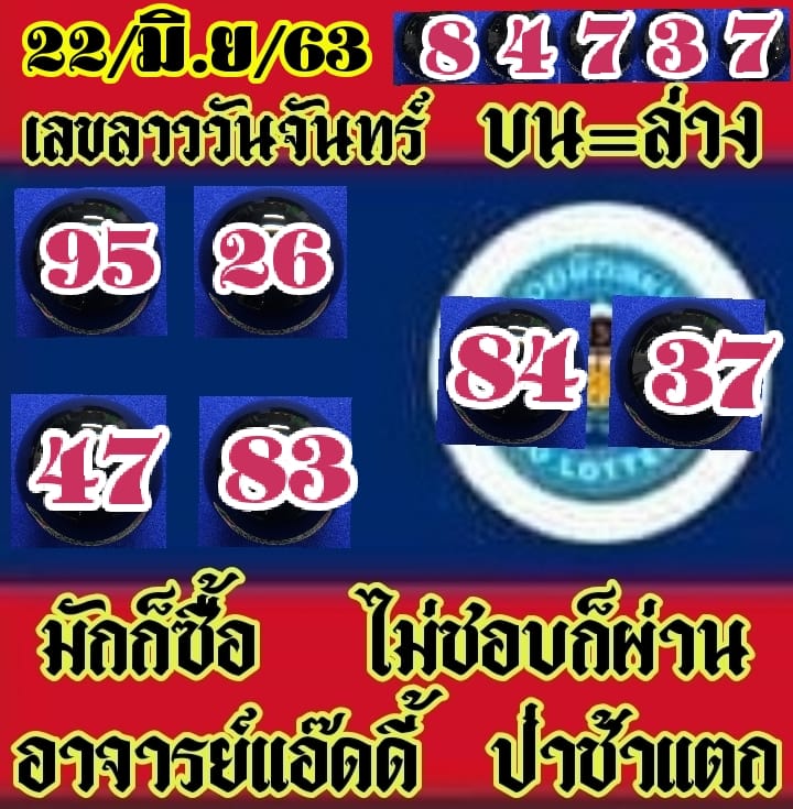 หวยลาววันนี้ ชุดที่ 6