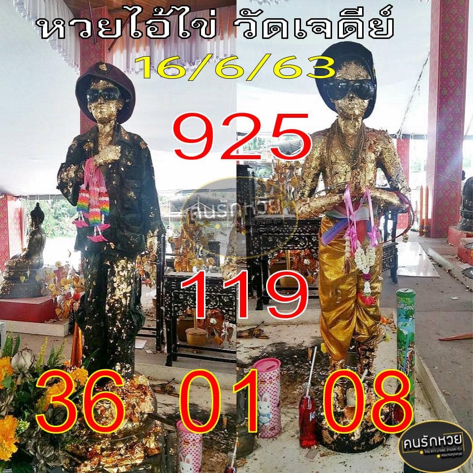 แนวทางหวยฮานอย 16/6/63