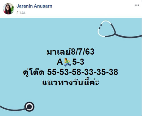 หวยมาเลย์วันนี้ 8/7/63 ชุดที่ 3