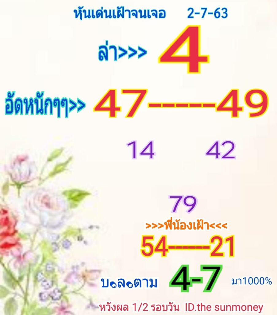 หวยหุ้นวันนี้ ชุดที่ 1