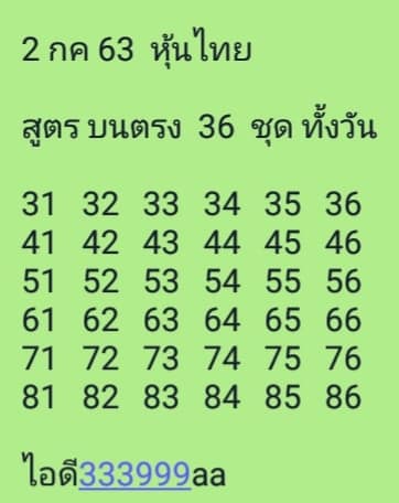 หวยหุ้นวันนี้ ชุดที่ 11