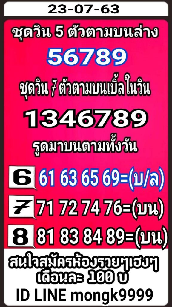 หวยหุ้นวันนี้ ชุดที่ 11