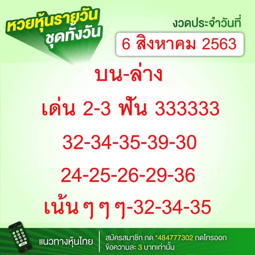 หวยหุ้นวันนี้ ชุดที่ 15