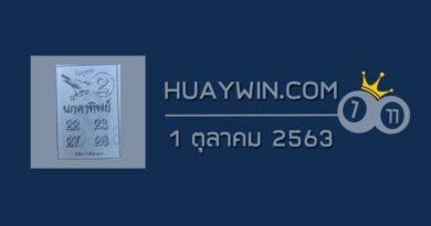 หวยนกตาทิพย์ 1/10/63