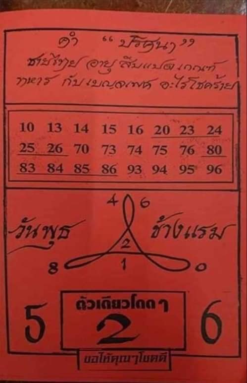 หวยภาพปริศนา 16/9/63 ชุดที่ 2