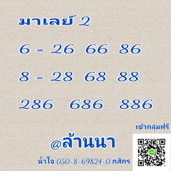 หวยมาเลย์วันนี้ 2/9/63 ชุดที่ 10