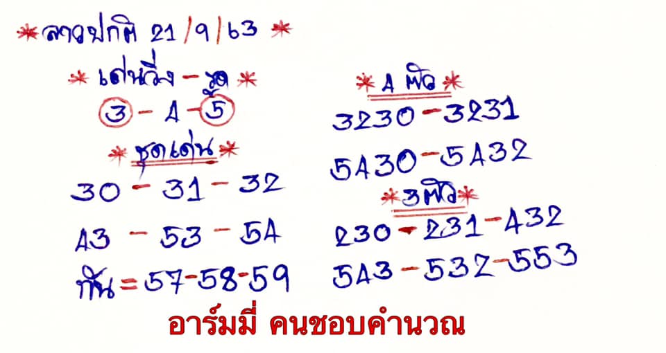 หวยลาววันนี้ ชุดที่ 6