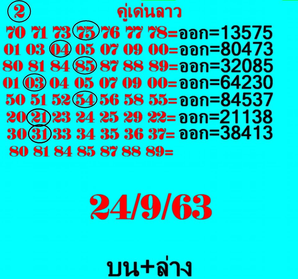 หวยลาววันนี้ ชุดที่ 6