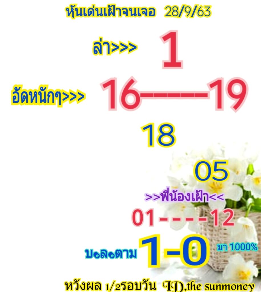 หวยหุ้นวันนี้ ชุดที่ 7