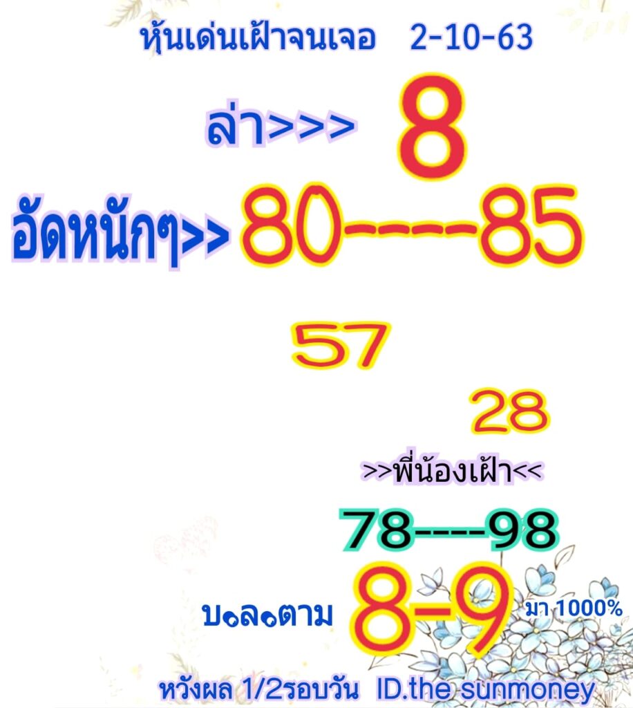 หวยหุ้นวันนี้ ชุดที่ 9