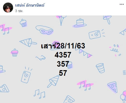 หวยมาเลย์วันนี้ 28/11/63 ชุดที่ 8