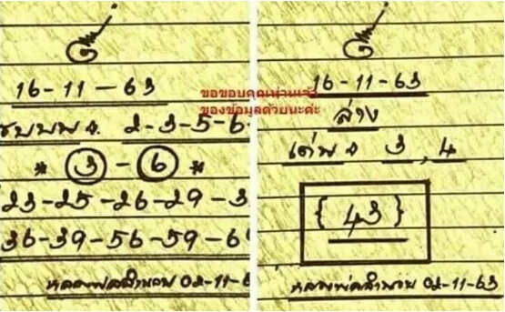 หวยหลวงพ่อเงิน 16/11/63