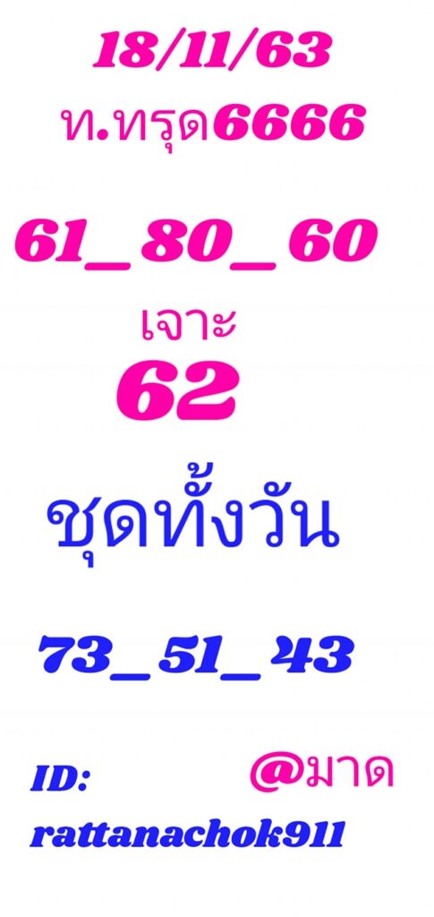 หวยหุ้นวันนี้ ชุดที่ 6