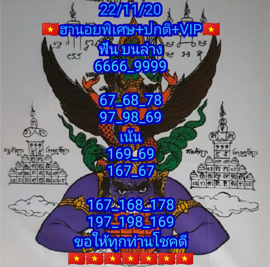 แนวทางหวยฮานอย ชุดที่ 7