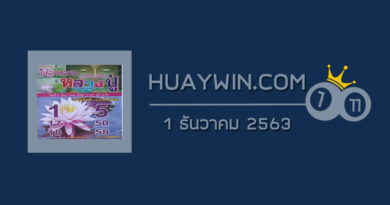 หวยหลวงปู่ 1/12/63