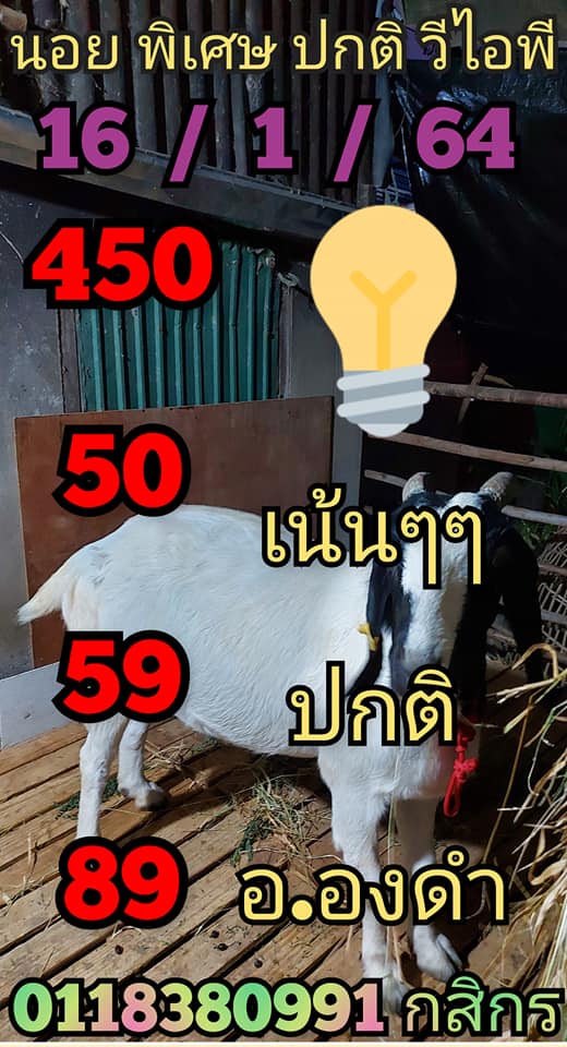 แนวทางหวยฮานอย 16/1/64 