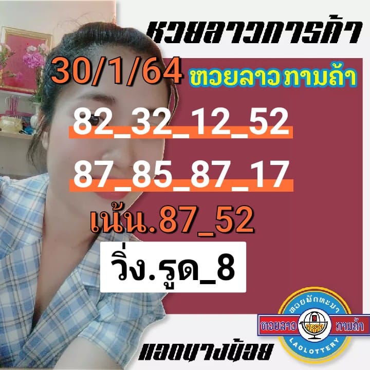 แนวทางหวยฮานอย 30/1/64 