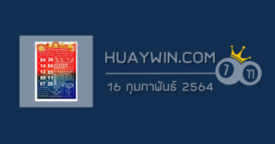 หวยแม่ทำเนียน 16/2/64