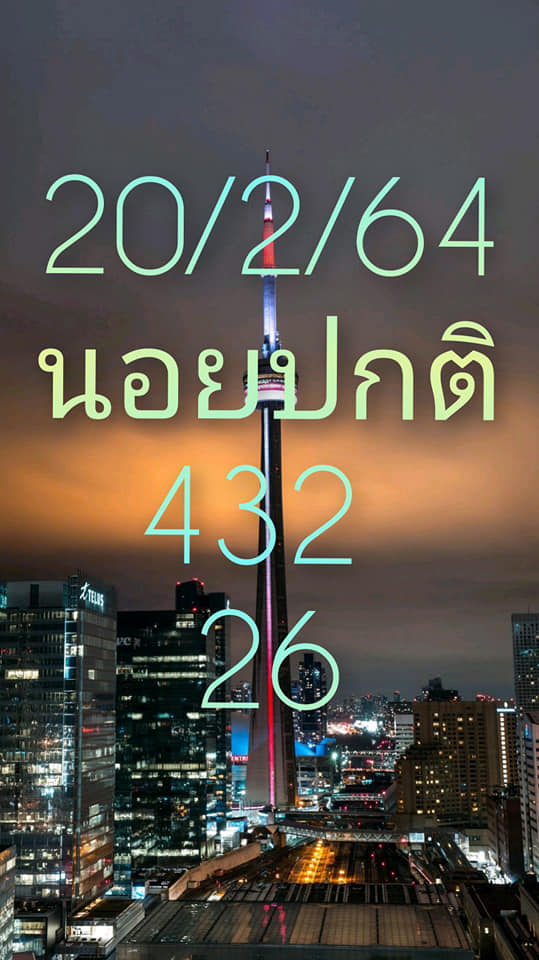 แนวทางหวยฮานอย 20/2/64 