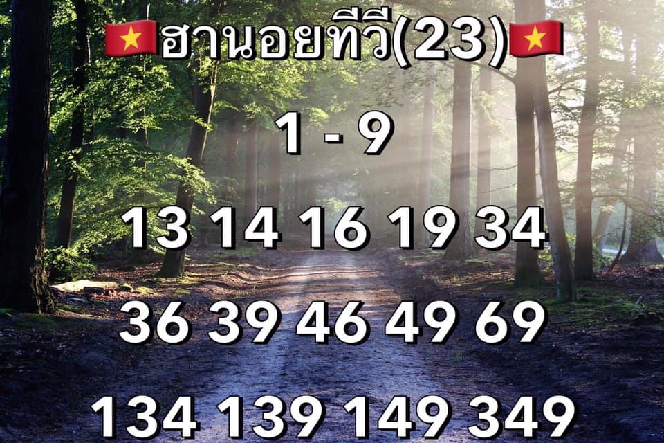 แนวทางหวยฮานอย 23/2/64 