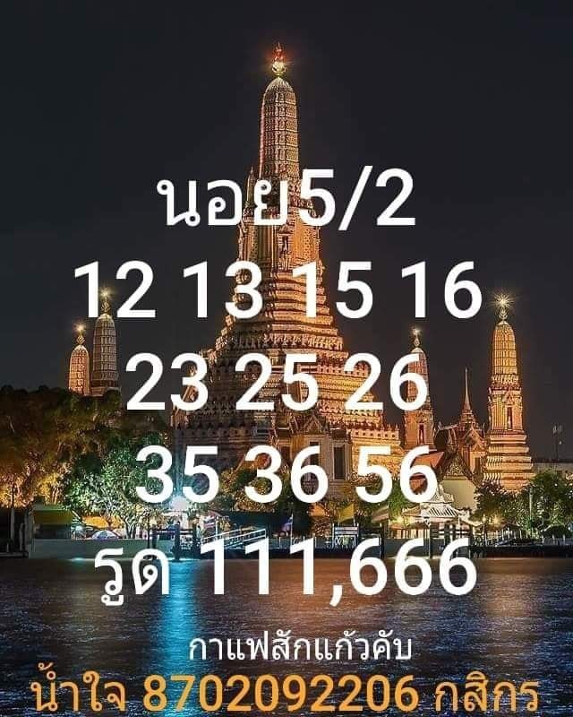 แนวทางหวยฮานอย 5/2/64 